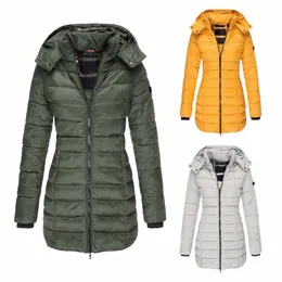 streetwear Lg Hooded Parka Women Overcoat Winter Fi Thick Warm Cott Padded Windproof Down Jacket Coat Female Outwear r8qx#