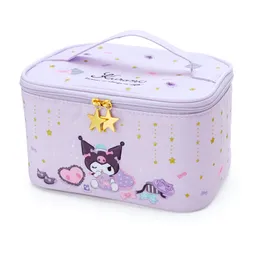 Cute Kuromi Melodys Makeup Bag Cartoon Cosmetic Storage Bag Student Tote Bags Pack for Girl Holiday Birthday Gift Portable Travel Large Capacity 213