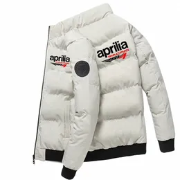 aprilia Winter Men Zipper Jackets Fi Warm RACING Casual Windproof and Cold Resistant Fi Tops Coat Comfortable Clothes X4JN#