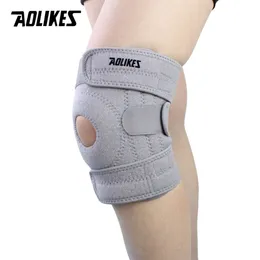 1PCS AOLIKES HONOR Spring Adjustable Sports Leg Knee Support Brace Wrap Pads Sleeve Cap