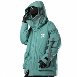 unisex męski rybki usta z kapturem zimowy płaszcz zimowy kurtka puffer ciężka męska ubrania męskie varsity Harajuku Hiphop High Street F0rg#