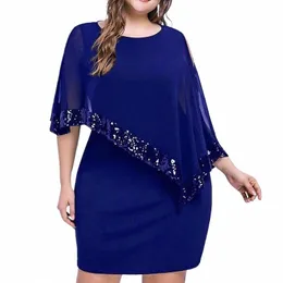 Outono inverno plus size sexy design irregular saco hip dr mulheres fora do ombro lantejoulas fi oversized chique vestidos de fiesta d5Q8 #