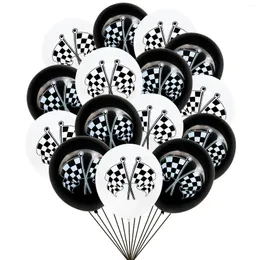 Party Decoration Black and White Flag Patriotic Theme Balloons Set For Soldier Men Boy Birthday Supplies Holiday Diy Decorations