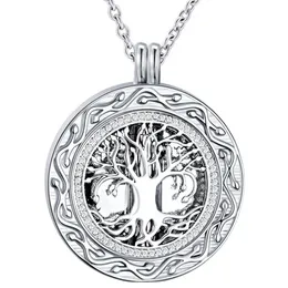 Tree of Life Round Cremation Dur Necklace - Cremation Jewelry Ashes Memorial Skysake Kit -kit include 262l