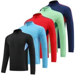 22/23 Men Football Jersey Tracksuit Winter Spring Survetement Half Zipper Tops Sports Clothing Gym Jogging Wear 240325