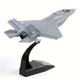 F-35B Lighing II 1:72 Fighter Kit Royal Air Force Die-cast Aircraft Model with Bracket, Gift Toy (F-35B ZM147)