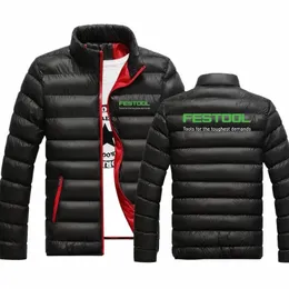 2024 autunno e inverno uomo più nuovo Festool Tools casual imbottito Harajuku Zipper giacche cappotti Cott felpa calda Mans Tops o2M7 #