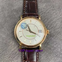 ZF Factory 5153 Vintage-Uhr, Kaliber 324, Durchmesser: 38 mm, Dicke: 10 mm, Rindslederarmband, Topfdeckel, Saphirglas, wasserdicht, Laternen-Uhrenschnalle