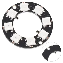 Strängar 5V LED-ring individuell adresserbar RGB-neopixel för Arduino WS2812 Fullfärgad förare lampa bärbar heminredning