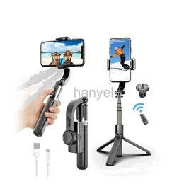 Selfie Monopods FGCLSY 2024 NOWOŚĆ BLUETOOTH SILLEIE Stick Handheld Gimbal Stabilizator Hold Monopod Holder Regulowany statyw bezprzewodowy 24329