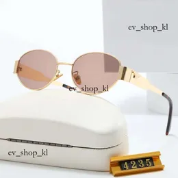 Celiene Bag Solglasögon Designer för kvinnor Mens UV Protection Fashion Sunglass Letter Casual Retro Eyeglasses Metal Full Frame With Box 547