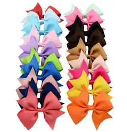 Fiocco per capelli da 4 pollici neonata Fiocchi per bambini boutique Clip per nastro in grosgrain fiocco per capelli Girandola Forcine Accessori per capelli decorazione A013787715