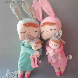 Nadziewane pluszowe zwierzęta 42 cm oryginalne nowe przybycie Piękny Metoo Rabbit Doll Doll Fophed Animal Soft Plush Toys For Children Prezent240327