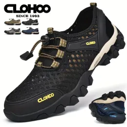 Sapatos clohoo masculino masculino masculino Sapatos esportivos de esportes casuais Sapatos de caminhada de borracha casual