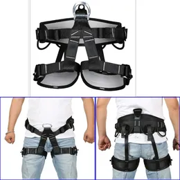 Protect Waist Safety Climbing Harness Half for Mountaineering Fire Rescuing Rock Rappelling Tree 240320