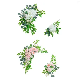 Fiori decorativi 1 Ensemble De Fleurs Artificielles Swag Arche Mariage