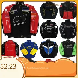 Giacca da motociclista F1 Af1 Giacca da corsa F1 di Formula Uno Giacca F1 Autunno e inverno Logo completamente ricamato Abbigliamento in cotone Vendite spot AG 621