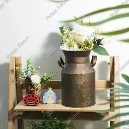 Wazony Dekor Putuo 1PC Antique Flowerpot Craft - Unikalny metal do domu i niezapomniane prezenty