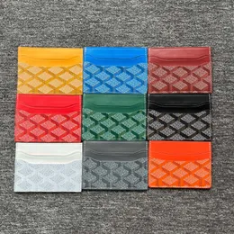 Genuine Leather Card Holder Designer Wallets Luxury Fashion Coin Purses Quality Cardholder Key Pouch Women Mens Bag Wallet Passport Holders Keychain Wristlets