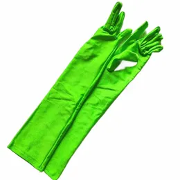 7-12 years old Kid child fr girl student finger lg glove light green grass green unisex boy glove free ship wholesale b49y#