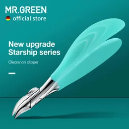 Mr.Green Tooenail Clippers Professional Pedicure Tool Nail Clippers 안티 스플래쉬 잉그로 Olecranon Cutters 매니큐어 도구 세트 240315