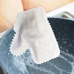 Home Kitchen Cleaning Gloves Dust Fish Scale Cleaner Duster Glove Rags Reusable Household Non-woven Rag Clean Tools