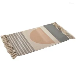 Carpets Weave Bohemian Rugs And Mandala For Home Living Room Soft Tassel Table Runner Door Mat Decor CNIM