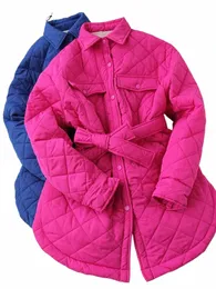 Warme blaue Parkas Winterjacken Frauen 2022 Übergroße Mäntel Weibliche grüne Daunenjacke Wintermantel für Frauen LG Jacke Rote Rose L4k2 #
