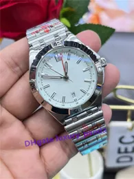 BLS Factory 44mm Men's Watches Luxury Stainsal Steel Watch Automatic Mechanical Watch 316L زمنية مزدوجة المنطقة الحمراء ساعات معصم مقاومة للماء 18