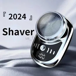 Electric Shavers Electric Mini Shaver USB Rechargeable Razor Waterproof Men Ladies Travel Portable Shaver Newly Upgraded 2024 Shining Model 240329