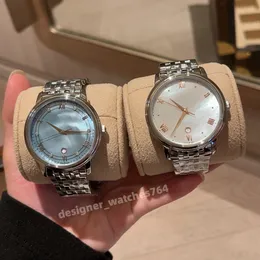 Women Sky Diamond Watch Classic Designer Watch Ruch kwarcowy Pasek ze stali nierdzewnej Mother of Pearl Diar Pasek sukienka Panie Zegarstki 39 Klasyczne luksus