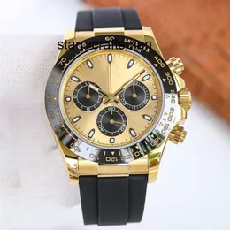 Luxury Watch RLX Clean Automatic Mechanical 7750 Movement Watch Sapphire Designer för 40mm Montre de Luxe Fashion Men armbandsur Waterproof Classic Business