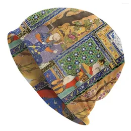 Berets shahnameh 1st projekt mody cienkie czapki czapki persian persja czaple czapki narciarstwo miękkie maski czapki