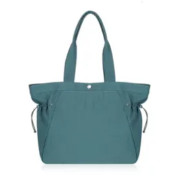 Lu Side Cinch Shopper Bag Shopping Handväska Saks säckar stor kapacitet multifunktionell fitness 18l bälten väska urban ryggsäck med märke 163