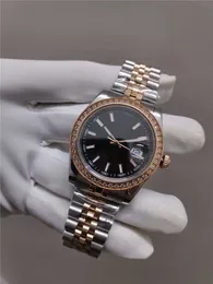 Lao brand luxury brand watch 36mm womens gold black face replica fashion beautiful automatic mechanical watch