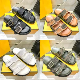 Moda Selp Slipper Dress Shoes Women Slide New Sliders Canvas Sandale Piscina interna Classic 2024 Sandals Designer Men Luxury Walk Walk Mule Loafer Summer Casual Shoes Caixa