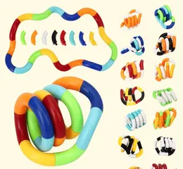 Tangles Sensory Toys Relax Anxiety Stress Therapy Relief Feeling Winding Toy Decompression Educational Toy Brain Imagine Tools to Focus2450790