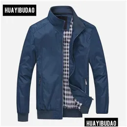 Giubbotti da uomo Uomo 2021 Cappotto casual Allentato Marchio di abbigliamento Bomber Giacca da uomo Giacca a vento Jaqueta Mascina Drop Delivery Abbigliamento Capispalla Dh9Ax