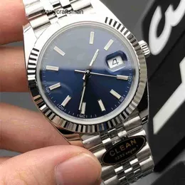 Relógio de luxo RLX Clean Watch Clean Factory Famosa Marca Relógio Data Apenas Relógio Mecânico Automático Designer 41MM Vidro Safira Relógio À Prova D 'Água Relógio de Luxo com