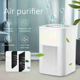 Air Purifiers 1PC USB Portable Air Purifier Office Desktop Vacuum Cleaner Car Filter Formaldehyde Household Purifier.Y240329