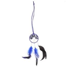 Statuette decorative Dream Catcher Appendiabiti per auto Decorazione Ciondolo interno in pietra naturale L'albero Homedecor per la decorazione di ornamenti appesi a filo