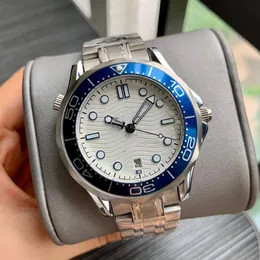 ساعة معصم مصنع نظيفة فاخرة ساعة جيمس بوند شبح 007 من الفولاذ المقاوم للصدأ أوتوماتيكي الرجال 294U