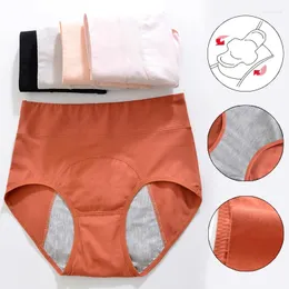 Women's Panties 1PC Menstruelle Bragas High Waist Culotte For Menstruation Menstrual Cotton Femme Culottes Leakproof