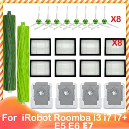 Troffel per Irobot Roomba I3 I7 I7+ E5 E6 E7 Robot Aspirapolvere Principale Spazzola Laterale Rullo Filtro Hepa Sacchetto per la Polvere Straccio Parte per la Sostituzione del Pulitore