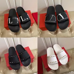 النعال المسطحة للسيدات العلامة التجارية العصرية v رسائل تبرز Slippers Slippers Beach Sandals