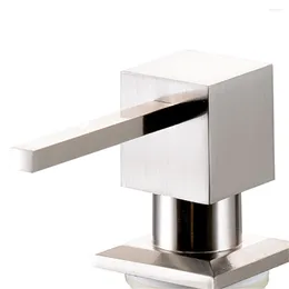 Liquid Soap Dispenser Kitchen Sink Metal Under Deck Counter Mounted Bathroom Basin Countertop Pump Head For Dishwashing