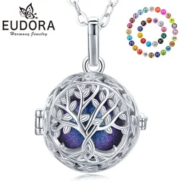 Eudora 18mm Gravidanza Bola Albero della Vita Ciondolo Nodo Celtico Armonia Palla Angelo Chiamante ing Carillon Collana Gioielli da donna 240329