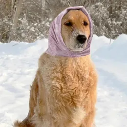 Hundklädbruscanceling öronmuffs skönhet föräldralös högelastisk mjuk varm dekomprimering husdjur öronskydd lock