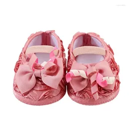 Första vandrare 0-12 månader småbarn söt prinsessa hösten våren flickor skor bekväm mjuk sula spjälsäng