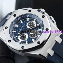 Trevlig AP -armbandsur Royal Oak Offshore 26480Ti OO A027CA 01 Watch Set